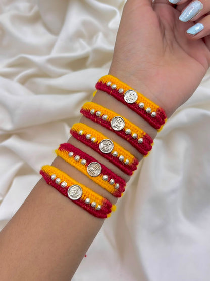 Premium 'मेरे भैया' Silver Rakhi
