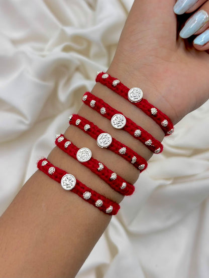 Premium 'मेरे भैया' Silver Rakhi