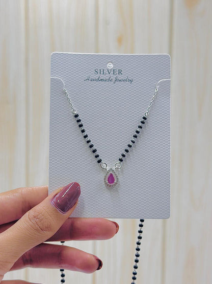 Ruby Teardrop Mangalsutra