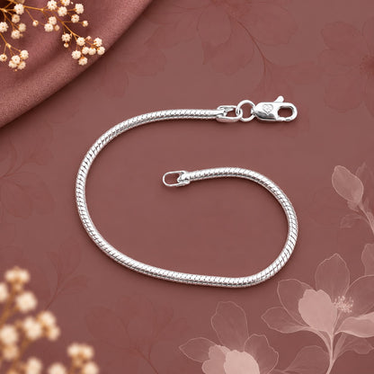 Silver Snake Chain Bracelet