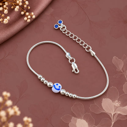 Silver Evil Eye Bracelet
