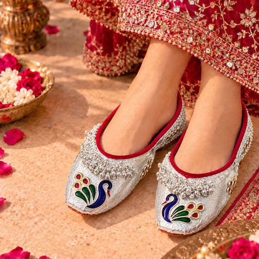 Designer Silver Jhuti