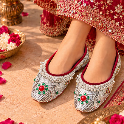 Designer Silver Jhuti