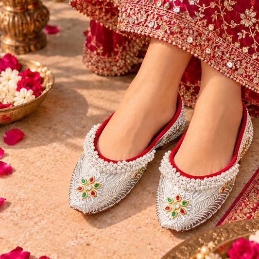 Designer Silver Jhuti