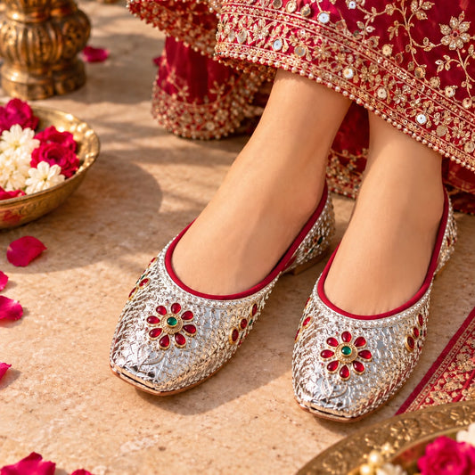 Designer Silver Jhuti
