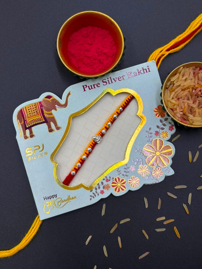 Silver Ganesh Rakhi