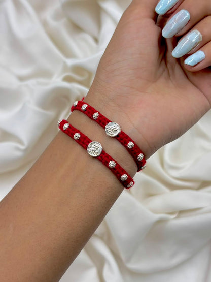 Premium 'मेरे भैया' Silver Rakhi