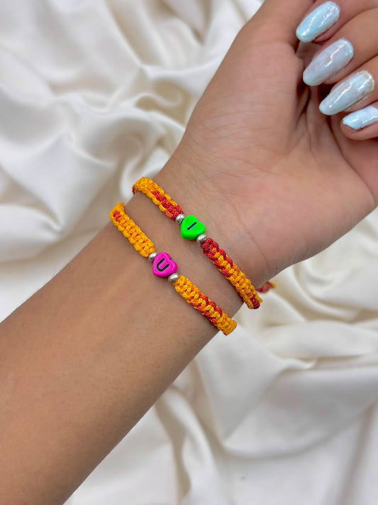 Premium Personalized Alphabet Rakhi