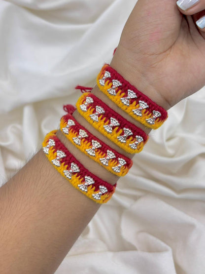 Premium Designer Silver Rakhi for Brother