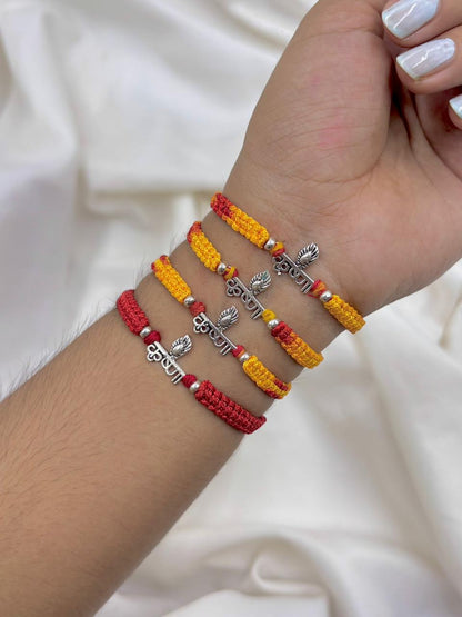Premium Krishna Silver Rakhi |