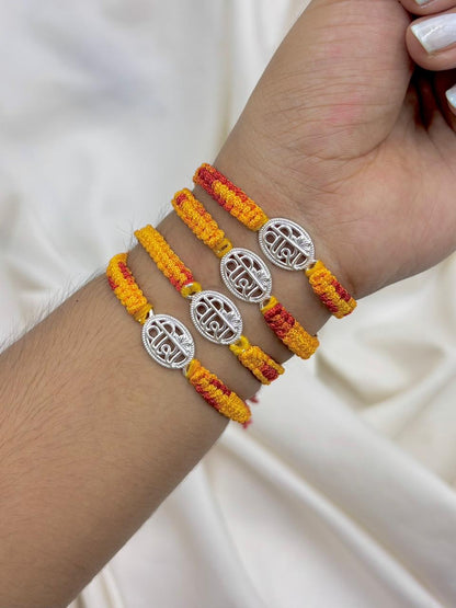 Premium Veera Silver Rakhi