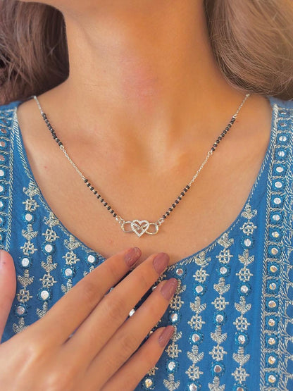 Heart Infinity Mangalsutra