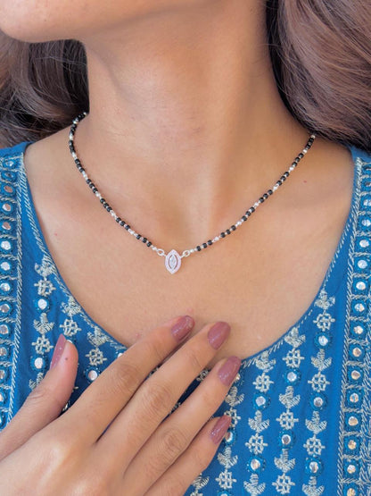 Marquise Diamond Mangalsutra