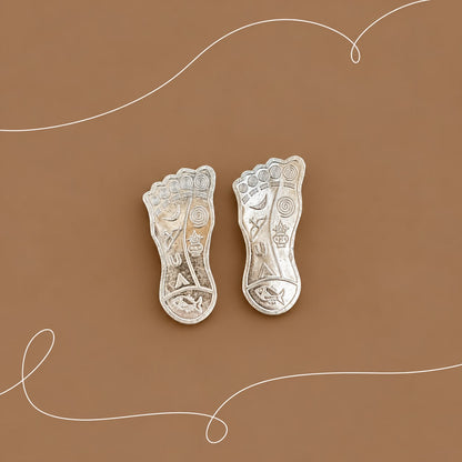 Silver Charan Paduka