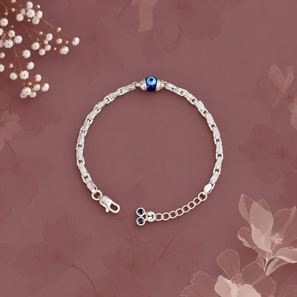 Silver Evil Eye Bracelet