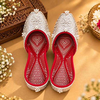 Designer Silver jhuti