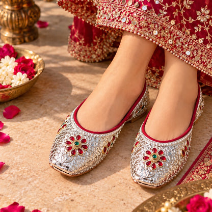 Designer Silver Jhuti